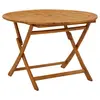 Image de vidaXL Table pliable de jardin 110 cm Bois d'acacia massif