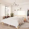 Image de vidaXL Cadre de lit sans matelas bois massif 160x200 cm