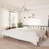 Image de vidaXL Cadre de lit sans matelas gris bois massif 200x200 cm