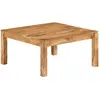Image de vidaXL Table basse 80x80x40 cm Bois d'acacia massif