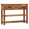 Image de vidaXL Buffet avec 3 tiroirs 110x30x80 cm Bois d'acacia massif