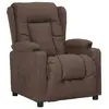 Image de vidaXL Fauteuil inclinable Taupe Tissu