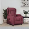 Image de vidaXL Fauteuil de massage Rouge bordeaux Tissu