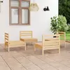 Image de vidaXL Salon de jardin 4 pcs Bois de pin massif
