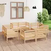 Image de vidaXL Salon de jardin 8 pcs Bois de pin massif