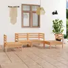 Image de vidaXL Salon de jardin 4 pcs Bois de pin massif