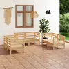 Image de vidaXL Salon de jardin 6 pcs Bois de pin massif