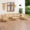 Image de vidaXL Salon de jardin 8 pcs Bois de pin massif