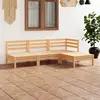 Image de vidaXL Salon de jardin 4 pcs Bois de pin massif