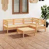 Image de vidaXL Salon de jardin 5 pcs Bois de pin massif