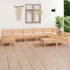 Image de vidaXL Salon de jardin 9 pcs Bois de pin massif