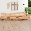 Image de vidaXL Salon de jardin 10 pcs Bois de pin massif