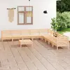 Image de vidaXL Salon de jardin 10 pcs Bois de pin massif