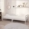 Image de vidaXL Lit de jour sans matelas avec tiroirs 90x200 cm blanc