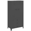 Image de vidaXL Armoire industrielle en métal Anthracite 90 x 50 x 180 cm