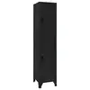 Image de vidaXL Armoire à casiers Noir 38x45x180 cm Acier