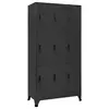 Image de vidaXL Armoire à casiers Anthracite 90x45x180 cm Acier