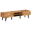 Image de vidaXL Meuble TV 145x35x35 cm Bois d'acacia massif