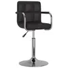 Image de vidaXL Chaise de salle à manger Noir Similicuir