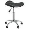 Image de vidaXL Chaise de bureau Noir Similicuir