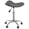 Image de vidaXL Chaise de bureau Gris Similicuir