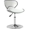 Image de vidaXL Chaise de salle à manger Blanc Similicuir