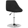 Image de vidaXL Tabouret de bar Noir Similicuir