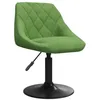 Image de vidaXL Chaise de salle à manger Vert clair Velours