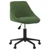Image de vidaXL Chaise pivotante de salle à manger Vert foncé Velours