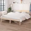 Image de vidaXL Cadre de lit sans matelas bois massif 160x200 cm
