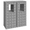 Image de vidaXL Poteaux à panier de gabion 2 pcs 40x40x100 cm Fer