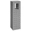 Image de vidaXL Poteau à panier de gabion 40x40x140 cm Fer