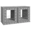 Image de vidaXL Poteaux à panier de gabion 2 pcs 50x50x60 cm Fer