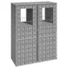 Image de vidaXL Poteaux à panier de gabion 2 pcs 50x50x140 cm Fer