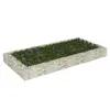 Image de vidaXL Lit surélevé à gabion Acier galvanisé 200x100x20 cm