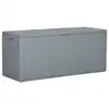 Image de vidaXL Boîte de rangement de jardin 270 L Gris PP aspect bois