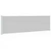 Image de vidaXL Auvent Latéral Rétractable de Patio Ecran de Jardin Ecran d'Intimité Terrasse Balcon Extérieur Résistance aux UV 180x600 cm Gris