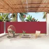Image de vidaXL Auvent latéral rétractable Rouge 180x1000 cm