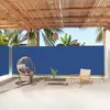Image de vidaXL Auvent latéral rétractable Bleu 200x1000 cm