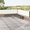 Image de vidaXL Auvent latéral rétractable Crème 117x1200 cm