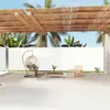 Image de vidaXL Auvent latéral rétractable Crème 200x1200 cm
