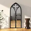 Image de vidaXL Miroir Noir 100x45 cm Fer pour utilisation à l'intérieur