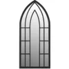 Image de vidaXL Miroir Noir 70x30 cm Fer pour utilisation à l'intérieur
