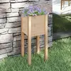 Image de vidaXL Jardinière d'extérieur 31x31x70 cm Bois de pin massif