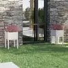 Image de vidaXL Jardinières d'extérieur 2 pcs Blanc 40x40x70 cm Bois de pin