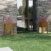 Image de vidaXL Jardinières 2 pcs Marron miel 40x40x70 cm Bois de pin massif