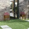 Image de vidaXL Jardinières 2 pcs Marron miel 50x50x70 cm Bois de pin massif