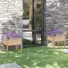 Image de vidaXL Jardinières d'extérieur 2 pcs 70x70x70 cm bois de pin massif
