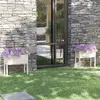 Image de vidaXL Jardinières 2 pcs Blanc 70x31x70 cm Bois de pin massif