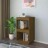 Image de vidaXL Bibliothèque Marron miel 40x35x71 cm Bois de pin massif